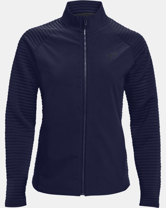 Vêtement entièrement zippé UA Storm Evo Daytona pour femme, Blue, pdpMainDesktop image number 5